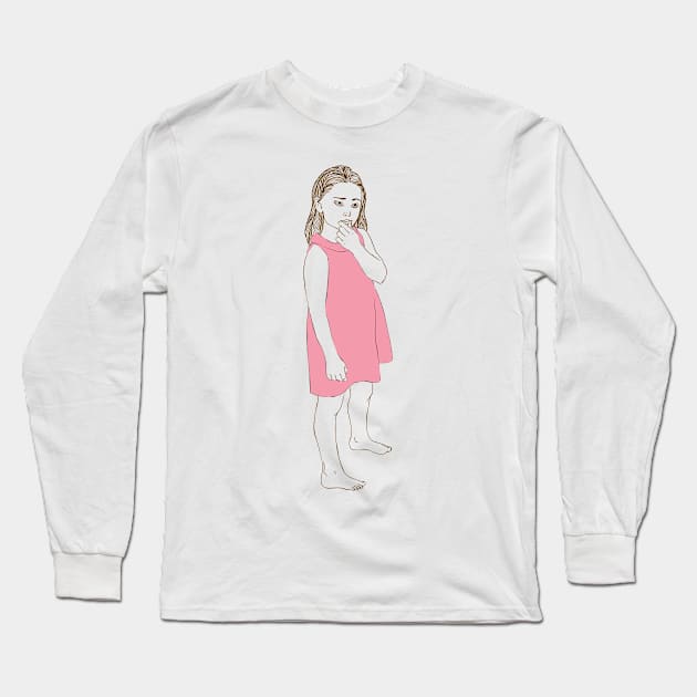 Girl #10 Long Sleeve T-Shirt by Olga Berlet